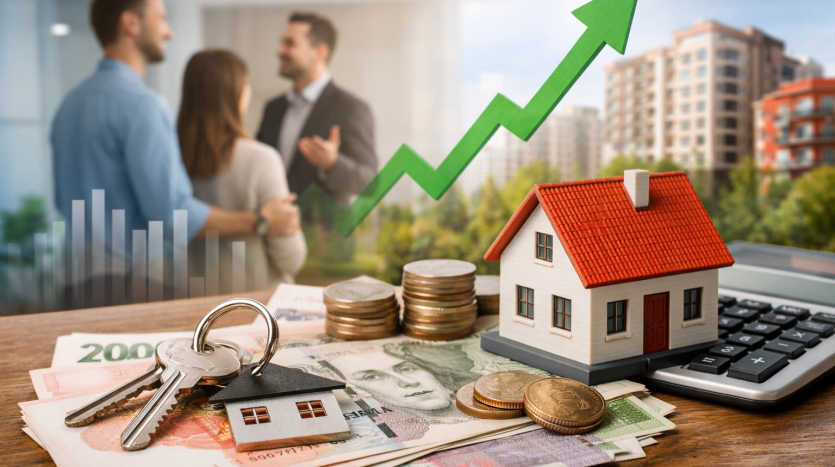 Hypotéky rozhýbaly trh s bydlením v Česku v roce 2025