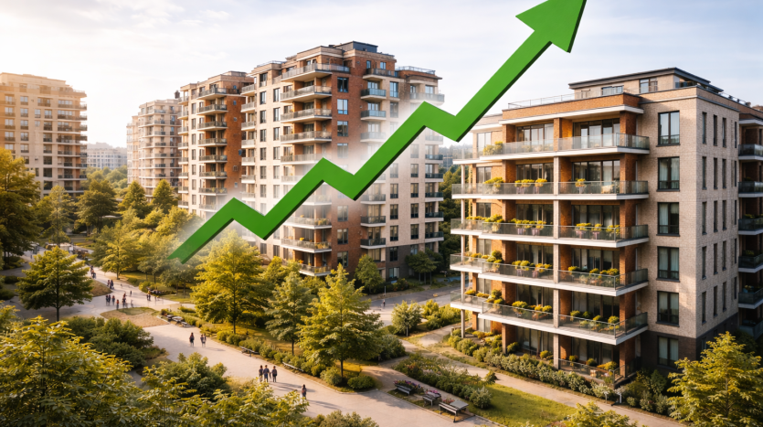 Rostoucí hypoteční trh podporuje zájem o městské bydlení